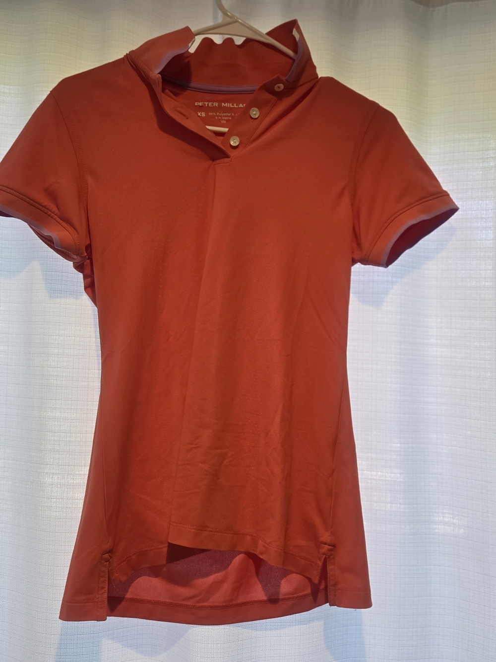 Peter Millar Women's Coral-Red Short Sleeve Polo